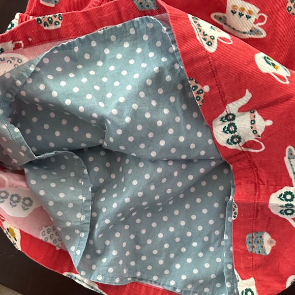 Tea Set Patterned Baby Boden Dress - Picture 5 of 6